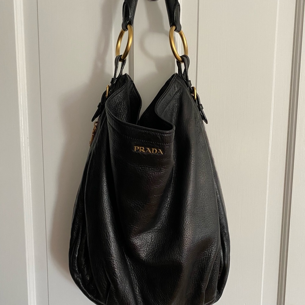 RARE Prada Cervo Antik Hobo Bag